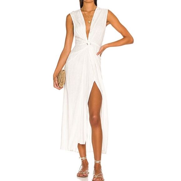 CREAM SUMMER DRESS/COVER UP - Picture 1 of 3